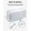 Plusluck 5" Entry Wall Cover Line Cover Set Parts PVC