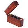 UOOOM Wooden Ring Box, Mini Portable Solid Wood Ring Box