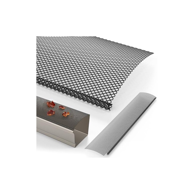 Lock-in Gutter Guard - 6” x 120 ft Durable Coated