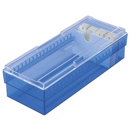 セキセイ ネームカードボックス クリアブルー CB-700-18