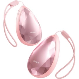 OCOOPA Diamond-Shape Magnetic 2in1 Rechargeable Hand Warmers Christmas Gift box - Blush Pink