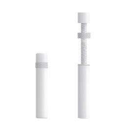 Issimober Graphics Card Holder, Adjustable 74-120 mm Graphics Card Holder, GPU Holder Made of Aluminium for Graphics Card, Video Card (White)