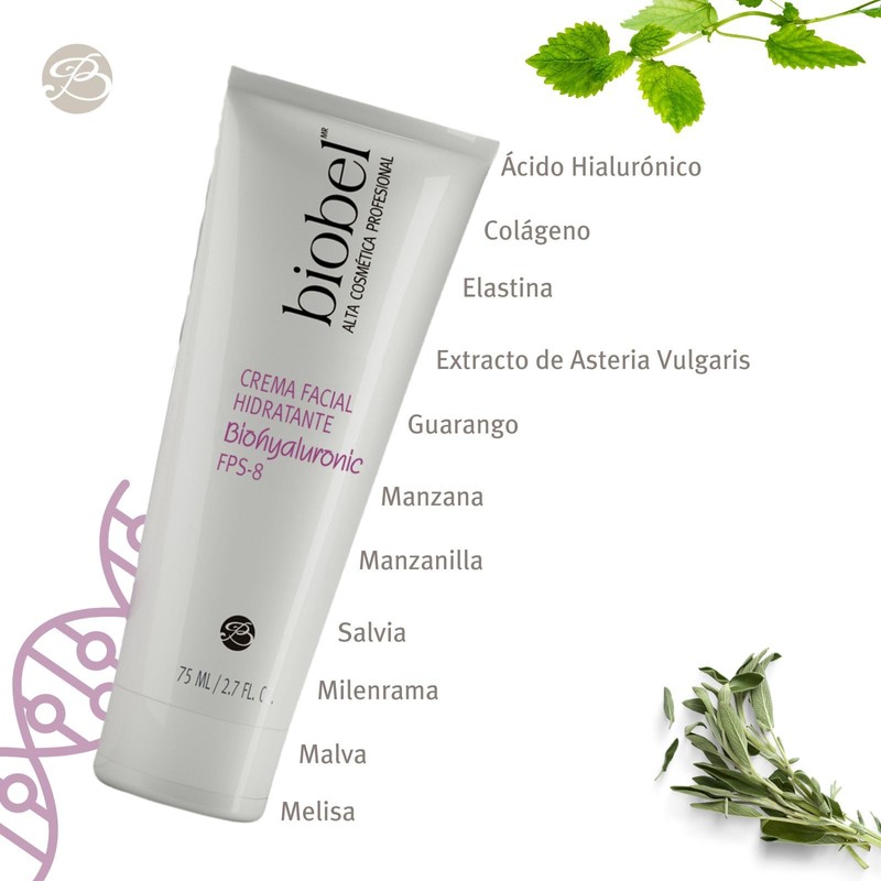 Biobel Crema Facial Hidratante Biohyaluronic 75ml