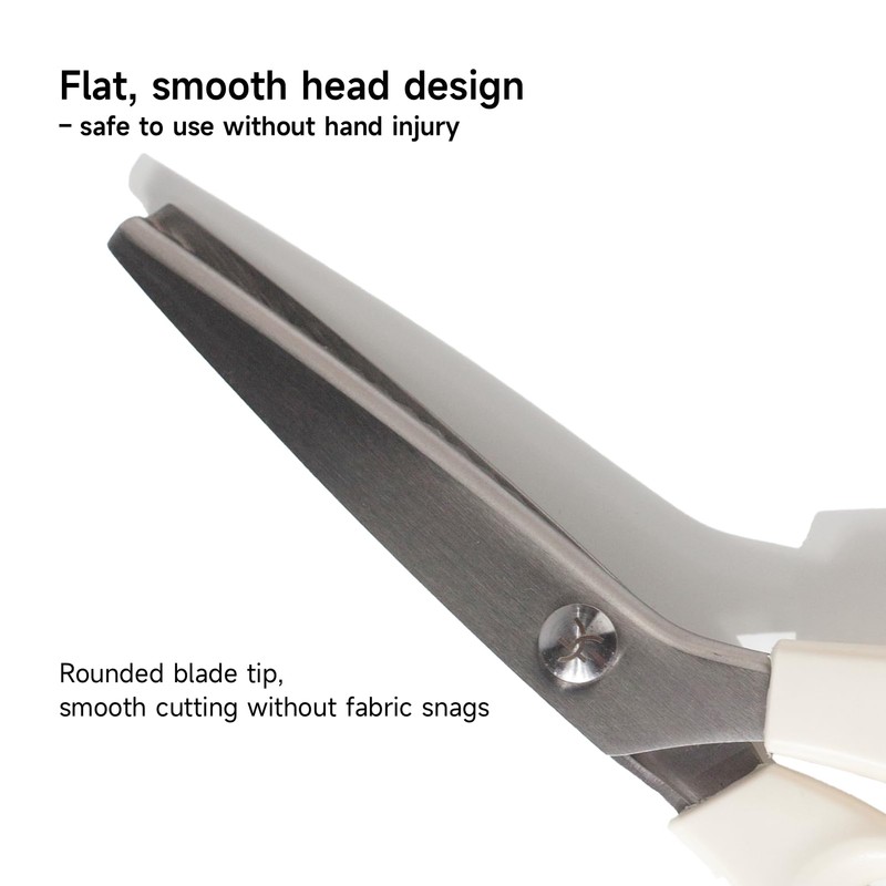KEARING 9" Lightweight Pinking Shears - 5mm Plastic Handle Zigzag