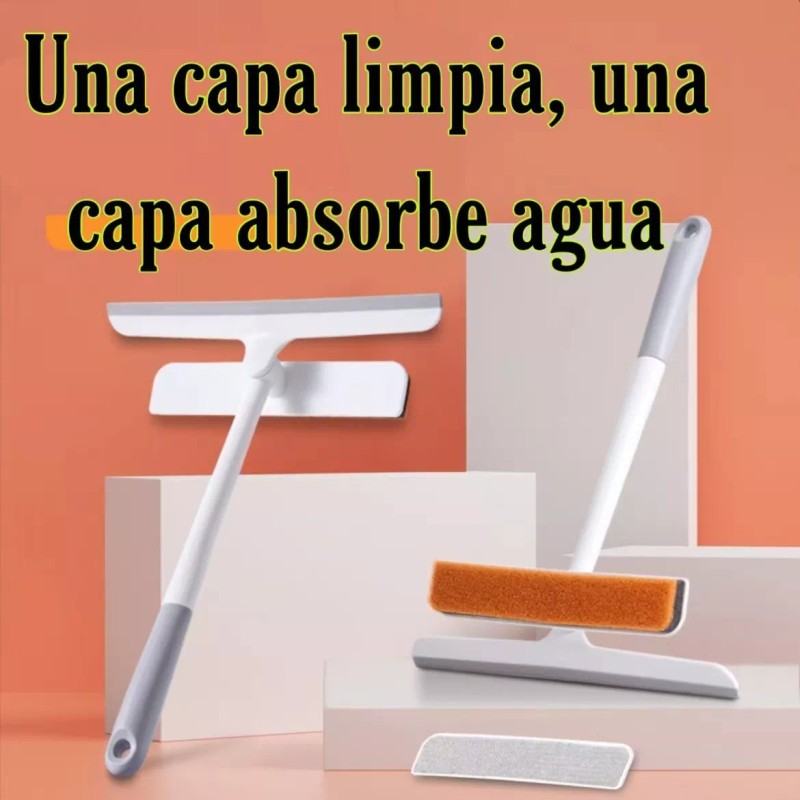 Yooshi Limpia Vidrios Cristales Y Ventanas Jalador Practico De Casa