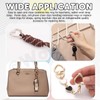 Woakpe 16PCS Keyring Assortment Kit, 0.62" 0.7" 0.78" 1" (ID)