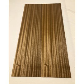 WoodCycle Products LLC Sapele Wood Veneer: 6 Sheets (31” X 8.5”) 10.5 Sq Ft