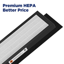 FLT4825 True HEPA Filter B Replacement with Activated Carbon Pre-Filters Compatible with Guardian Air Purifier AC4825 AC4300 AC4800 AC4900 AC4850