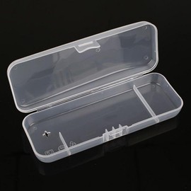 White Transparent Shaving Box for Shaver Razor,Razor Protector Plastic Box Cover Container Storage for Manual Razor System, Shaving Accessories