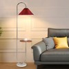 beaysyty Modern Elegant with Tray Floor Lamp for Office Cafe