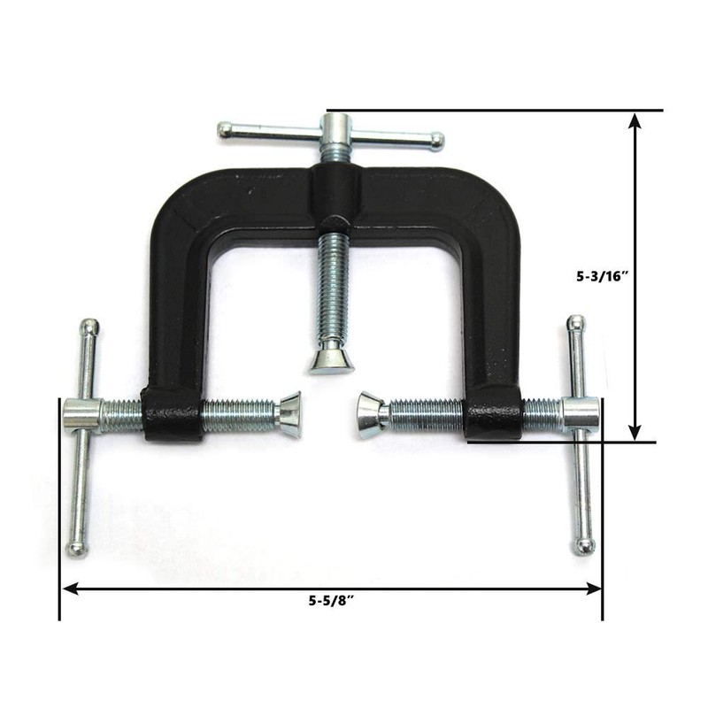 Big Horn 19634 Heavy Duty 3-Way Edge Clamp
