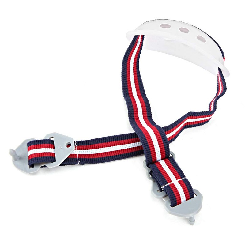 Universal Hard Hat Chin Strap Safety Construction White Elastic Strap