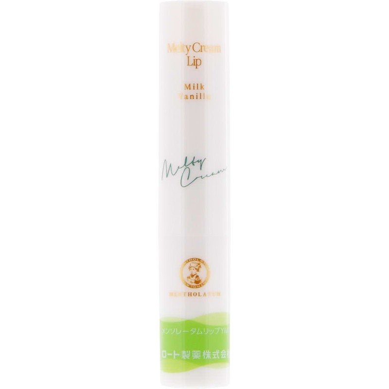 Mentholatum Melty Cream Lip Milk Vanilla 0.09 oz (2.4 g)