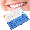 Dental Orthodontic Tooth Ceramic Brackets 022 Slot 345 With Hooks