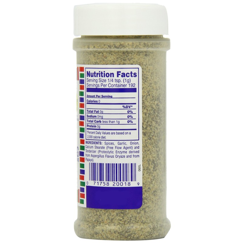 Fiesta Seasoning Fajita Salt Free, 5-Ounce (Pack of 6)