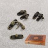 Antique Bronze Hasp, Antique Lock Padlock, Right Latch Hooks, Hasp