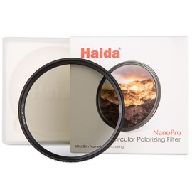 Haida CPL Filter for Camera Lens Circular Polarizing Filter Optical Glass Multi-Coating Nano Coating Optical Glass Waterproof Scratch Resistant NanoPro C-POL Filter (49mm)
