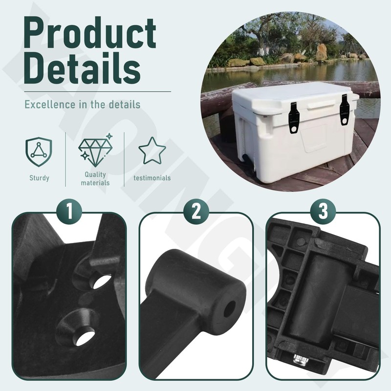 YAQINGMY Cooler Cam Latch Compatible with Bir-d Dog, Fatb-oy, OV-O,