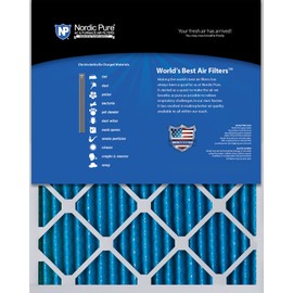 Nordic Pure 10x24x1 Pleated MERV 7 Air Filters 6 Pack