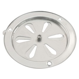 Unlorspy 2Pcs BBQ Smoker Air Vent, BBQ Smokestack Damper Smoker Exhaust Stack for Optimal Grill Airflow Control Vent(125mm)