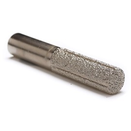 JINGLING 13.3mm Cylindrical Diamond Router Bit Cylinder Profile Wheel Brazed Shank 1/2" Tools for Stone