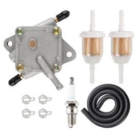 AUTOKAY Golf Cart Fuel Pump for EZGO Medalist 4-cycle models 1994-UP EZGO 295cc 350cc Golf Carts TXT with Fuel Line Spark Plug 72021-G01