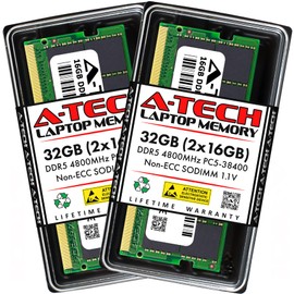 A-Tech 32GB Kit (2x16GB) RAM Compatible for ASUS TUF Gaming A15 (2022) Gaming Laptop | DDR5 4800MHz PC5-38400 SODIMM 1.1V 262-Pin Non-ECC SO-DIMM Memory Upgrade