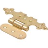 KOTARBAU® Set of 4 Decorative Hinges for Cupboard Asymmetrical Retro