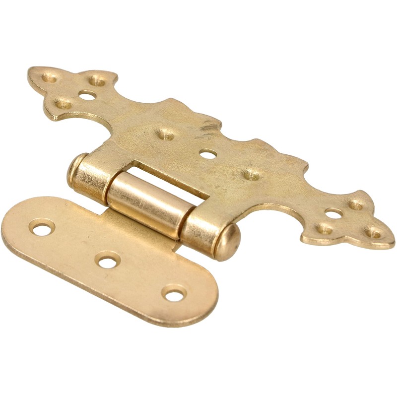 KOTARBAU® Set of 4 Decorative Hinges for Cupboard Asymmetrical Retro