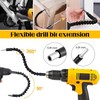 Oneroomone 13 Pieces Adapter for Angle Screwdriver, 105 Degree Angle