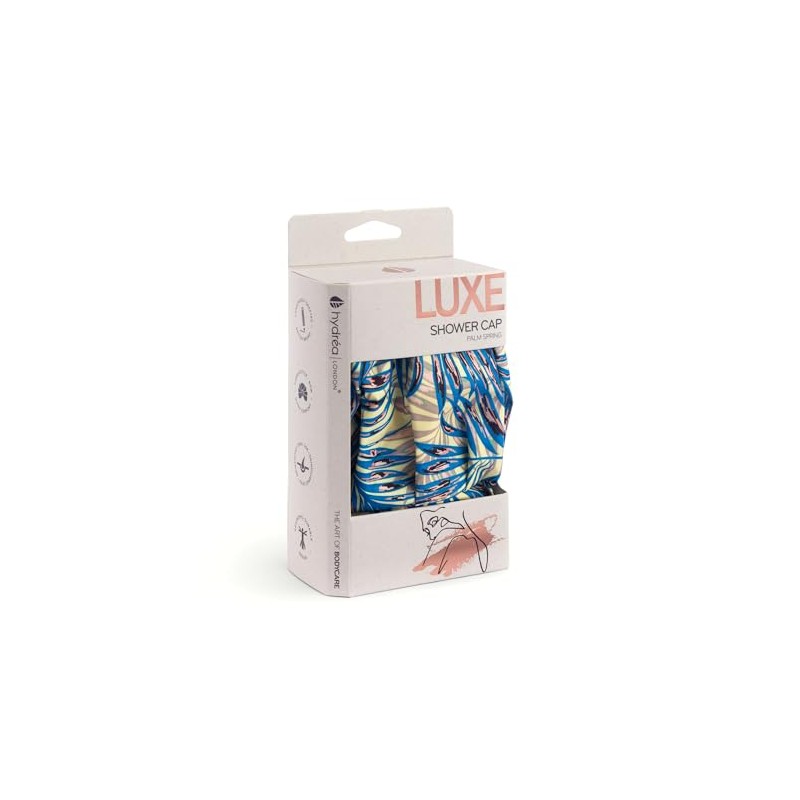 Hydréa London Luxury Shower Cap – Waterproof, Reusable, Stylish &