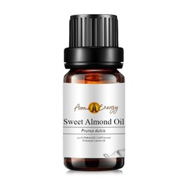 Aroma Energy Sweet Almond Oil (10ml) - Base/Carrier Oil, Pure & Natural, Perfect for Massage & diluting Essential Oils