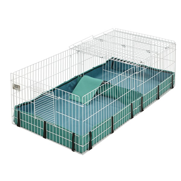 Guinea Habitat Plus Guinea Pig Cage by MidWest w/ Top Panel, 47L x 24W x 14H Inches
