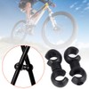 Saipe 10 Pcs Bike Cable Clasps Bicycle Rotatable S-Hook Clips