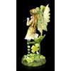 Figuren Shop GmbH Elf Figurine Tanja with Four Leaf Clover