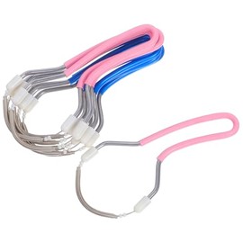 Depiladora Facial para Mujer Hilo de 8 Piezas, Herramienta Manual de Acero Inoxidable y Pvc para Depilación y Reducción de Irritación en Cuidado de Belleza
