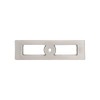 Top Knobs - TK922BSN - Hollin Knob Backplate - Brushed
