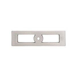Top Knobs - TK922BSN - Hollin Knob Backplate - Brushed Satin Nickel - Lynwood Collection