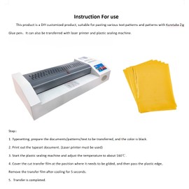 SUPERFINDINGS 1 Roll 5 m Silver Paper Metallic Transfer Film Rectangle Transfer Film Paper Reactive Foil Paper Made of Plastic for Cards DIY Decoration Width: 19.5 cm