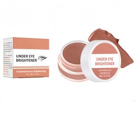 Melemando 4 Colors Under Eye Brightener, Conceal & Brighten Dark Circles, Nourishing Waterproof Under Eye Cream Pot Concealer Full Coverage Peach Color Corrector Makeup(03 Golden Toffee)