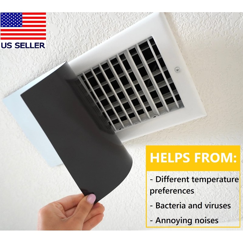 MODERN WAVE - Extra Thick Magnetic Air Vent Covers for