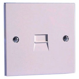 M masterplug Single Flush Secondary Telephone Extension Socket BT