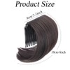 2Pcs Brown Black Hair Comb Bump It Up Volume Hair