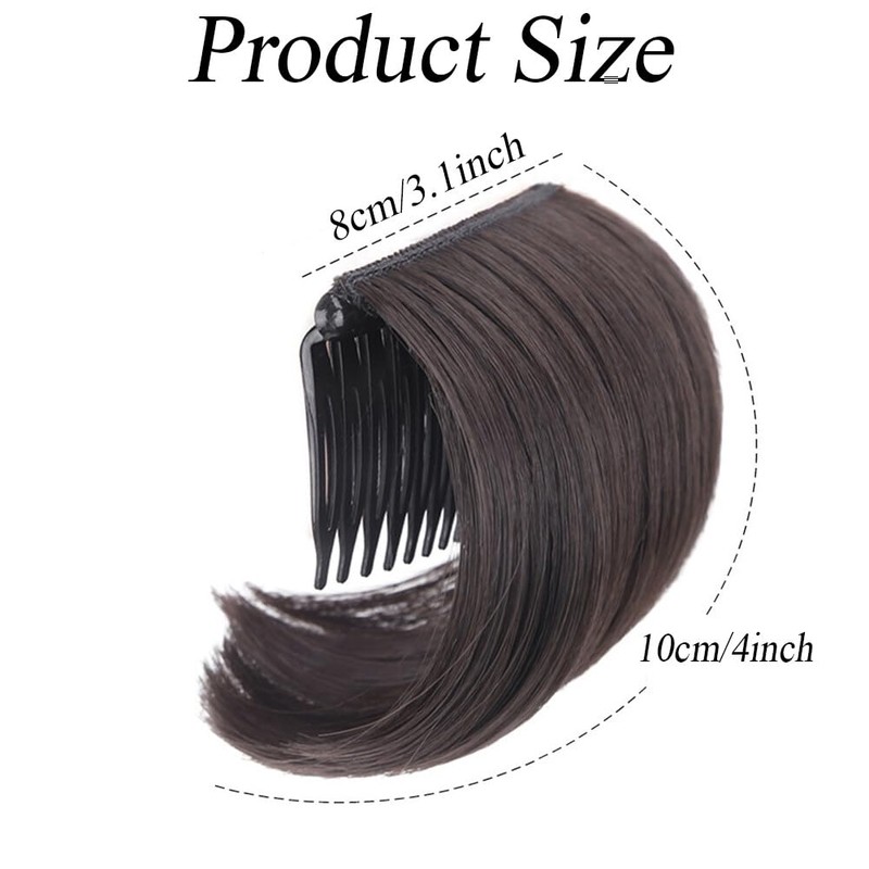2Pcs Brown Black Hair Comb Bump It Up Volume Hair