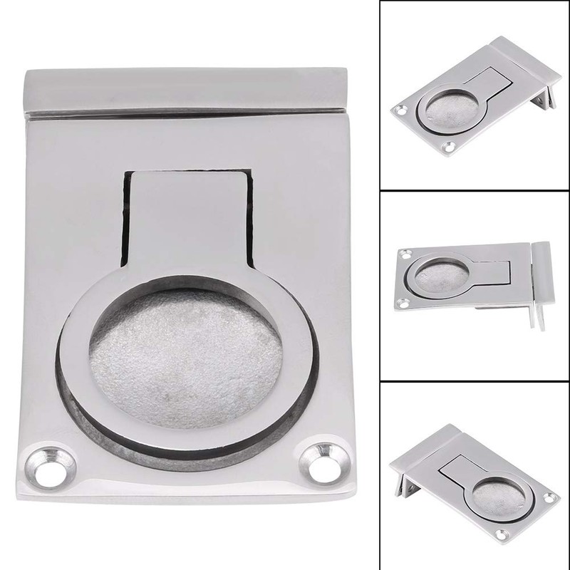 Pull Lock Stainless Steel – 2pcs Boat Hatch Handle, 57