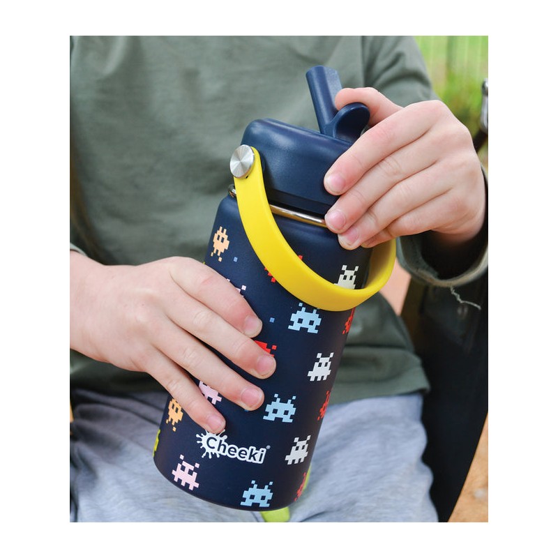 Cheeki - Insulated Kids Little Adventurer Bottle - Arcade (400ml)