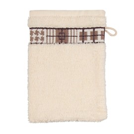 Möve for frottana Fjord - Guanto da bagno, 20 x 15 cm, 100% cotone, colore avorio