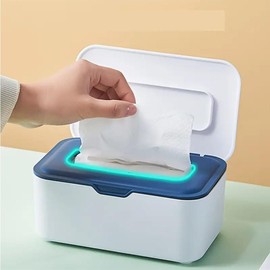 Dispensador de Toallitas Humedas, Funda para Toallitas Húmedas, Caja de Almacenamiento de Toallitas Humedas, Caja de Toallitas Humedas Anti-polvo con Tapa para Mantiene Las Toallitas Frescas