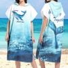 beach towel beach towel wearable hooded towel beach towel LM-0327 Palm tree/ONE