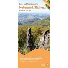Naturpark Südharz: Rad- und Wanderkarte - Reiß- und Wetterfest